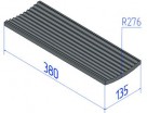 Дека КДМ-5.00.009 (380х135х15,  Rнар-275мм, Rвн-261мм) - AGRO96.RU