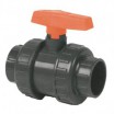 Кран шаровый ПВХ 75 (клеевой) PVC-U, PN10 - AGRO96.RU