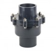 Клапан обратный ПВХ 40  (клеевой, лепестковый поворотный) PVC-U, PN10 - AGRO96.RU