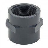 Муфта ПВХ переходная 32х40х1 1/4" В-Н-ВР (клеевая ) PVC-U, PN10 - AGRO96.RU
