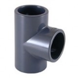 Тройник ПВХ 40 (клеевой) PVC-U, PN10 - AGRO96.RU
