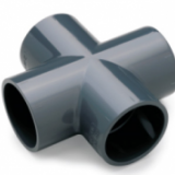 Крестовина ПВХ 63 (клеевая ) PVC-U, PN10 - AGRO96.RU