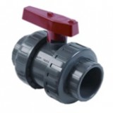 Кран шаровый ПВХ 40 (клеевой) PVC-U, PN10 - AGRO96.RU