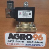 Электромагнитный клапан СК-11-15 (G1/2", НЗ, AC 220В, латунь) - AGRO96.RU