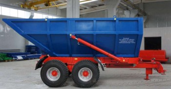 Полуприцеп самосвальный ПСЖ-12 (для жидких и сыпучих грузов) (МАМ) - AGRO96.RU