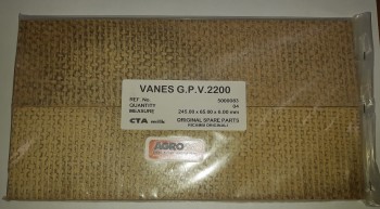 Лопатка GPV 2200 (5000083) 245,80х65х5,65  Interpuls - AGRO96.RU