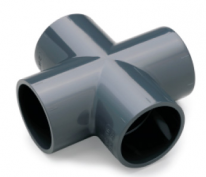 Крестовина ПВХ 50 (клеевая ) PVC-U, PN10 - AGRO96.RU