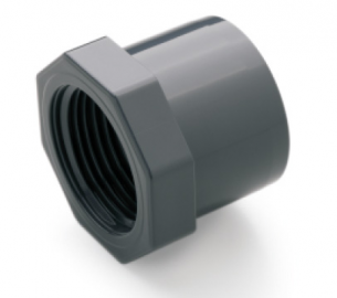 Муфта ПВХ переходная 40х50х1" В-Н-ВР (клеевая ) PVC-U, PN10 - AGRO96.RU