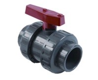 Кран шаровый ПВХ 40 (клеевой) PVC-U, PN10 - AGRO96.RU