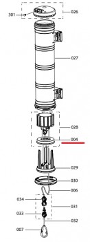 Прокладка цилиндра снятия аппаратов DVC800/1000 - AGRO96.RU